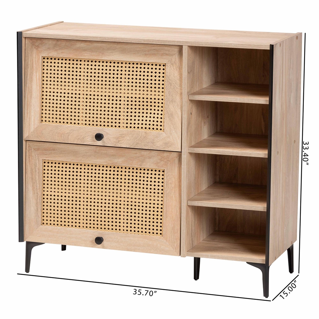 Mautzy Brown Storage Cabinet - Thumbnail - Image 4