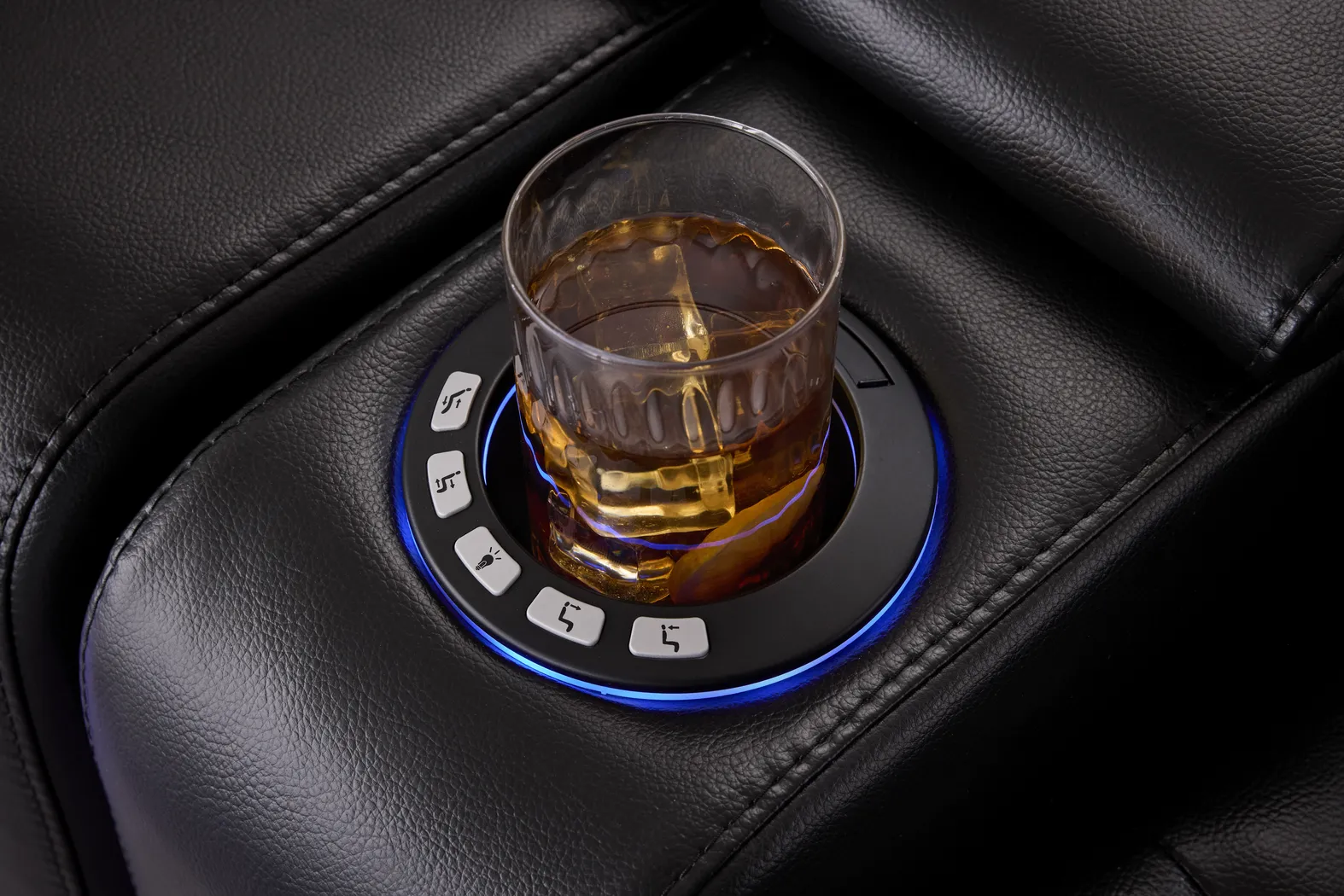 Maverick Black Dual Power Recliner - Thumbnail - Image 5