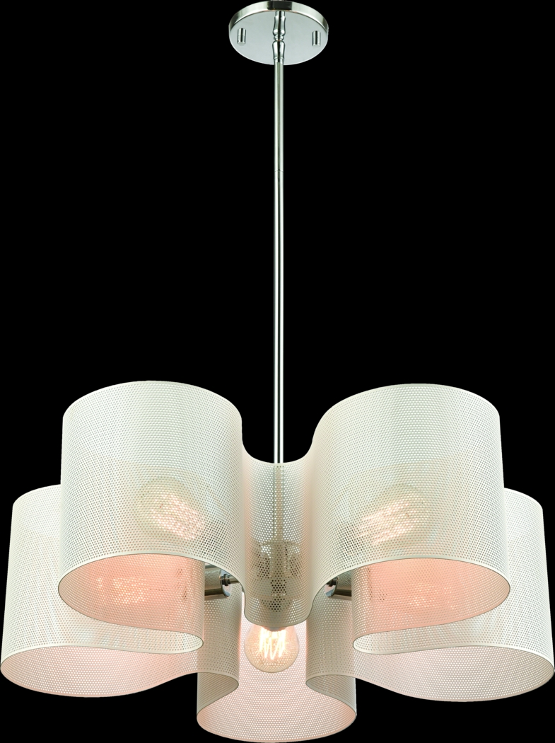 Maverick Creek White Chandelier - Thumbnail - Image 1