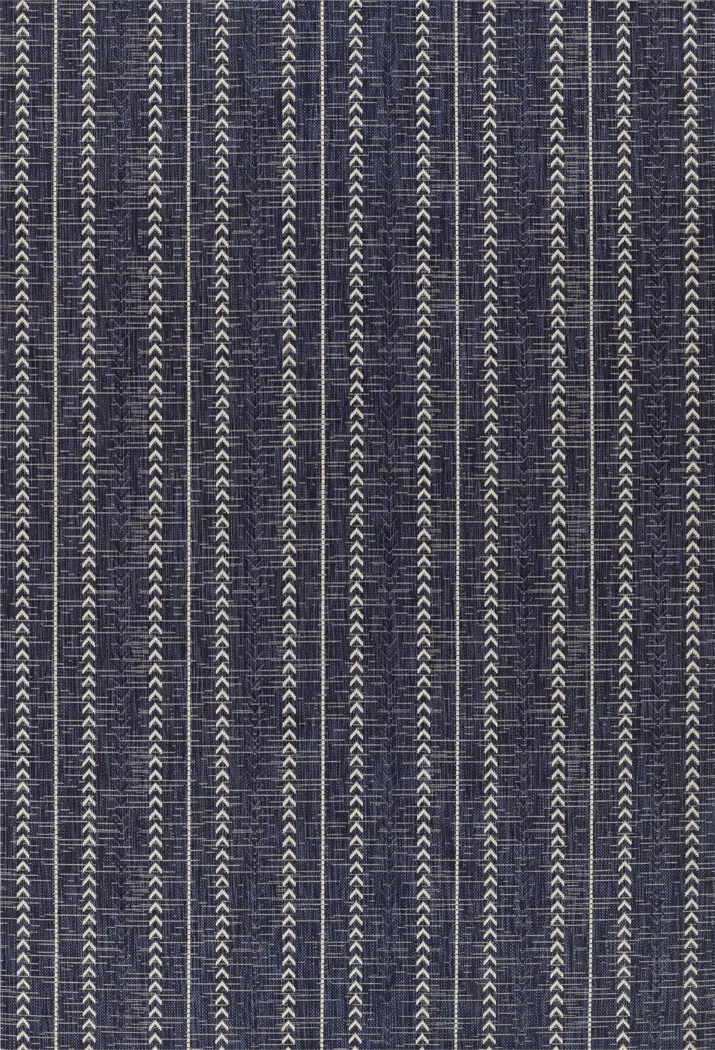 Mavi Navy 2'7 X 7'6 Indoor/Outdoor Rug - Thumbnail - Image 1