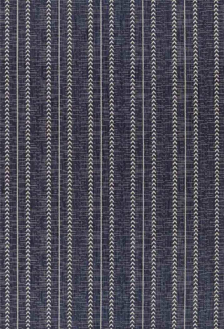Mavi Navy 5'3 X 7' Indoor/Outdoor Rug - Thumbnail - Image 1