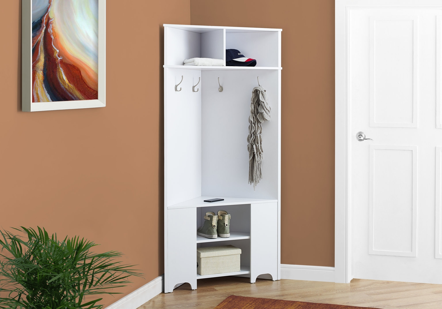 Maxey White Bookcase - Thumbnail - Image 2