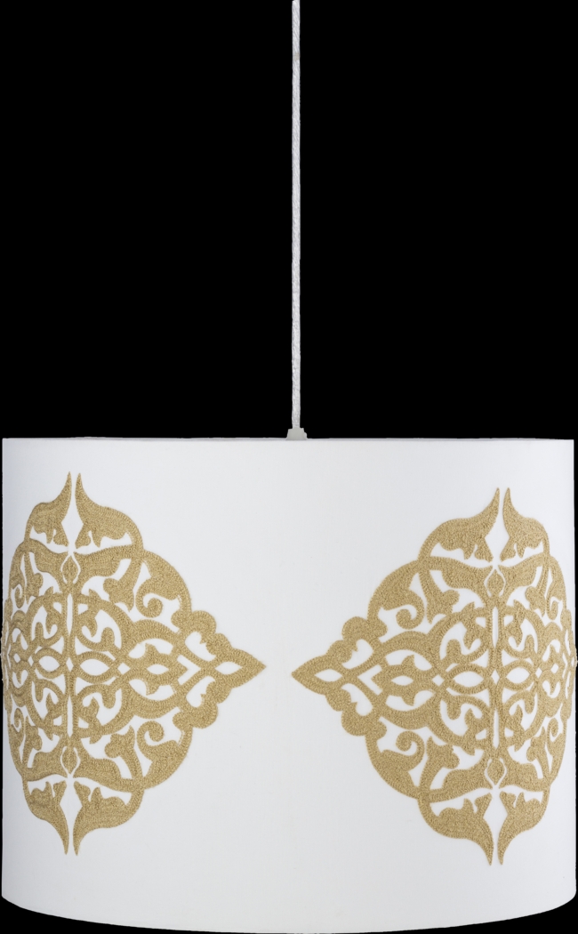 Maxfield Point White Pendant - Thumbnail - Image 1