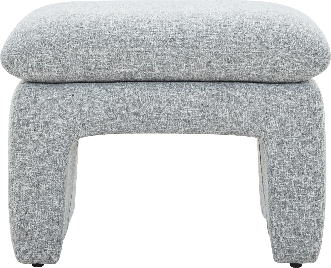 Maxine Gray Ottoman - Thumbnail - Image 2