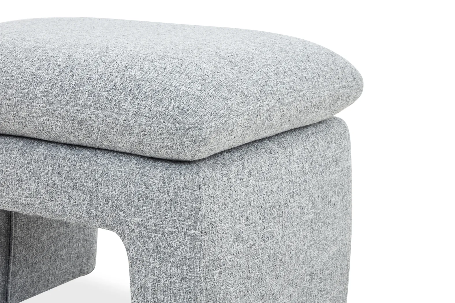 Maxine Gray Ottoman - Thumbnail - Image 4