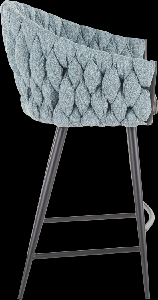 Maxine Lane Blue Counter Height Stool - Thumbnail - Image 2