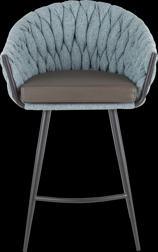 Maxine Lane Blue Counter Height Stool - Thumbnail - Image 5