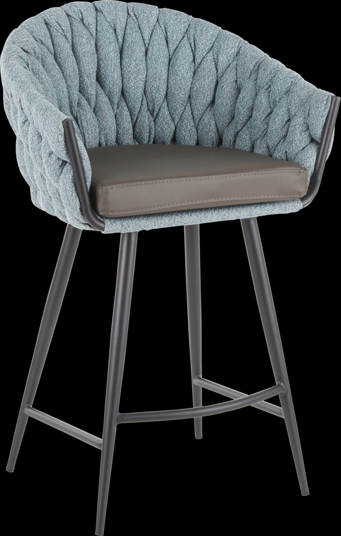 Maxine Lane Blue Counter Height Stool - Thumbnail - Image 1