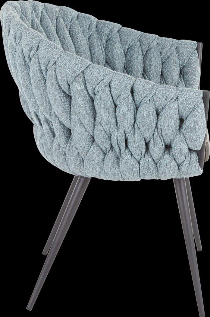 Maxine Lane Blue Side Chair - Thumbnail - Image 2