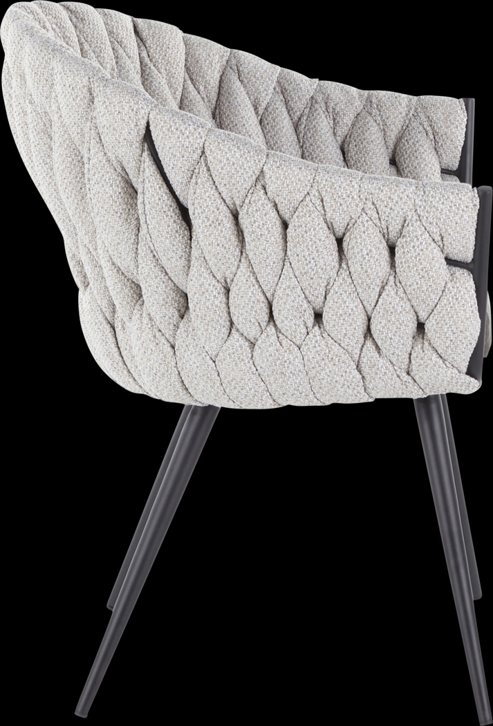 Maxine Lane Cream Accent Chair - Thumbnail - Image 2