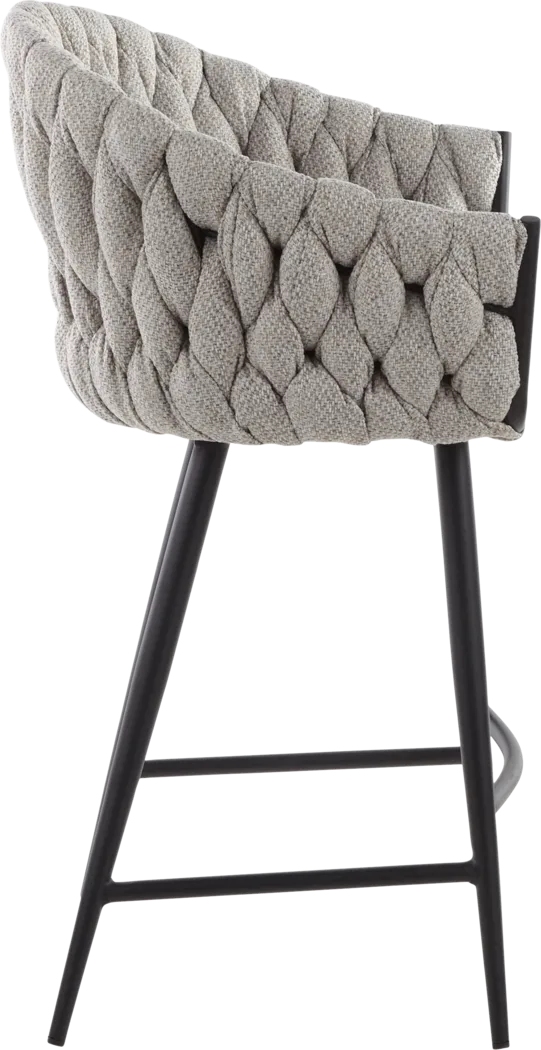 Maxine Lane Gray Counter Height Stool - Thumbnail - Image 2