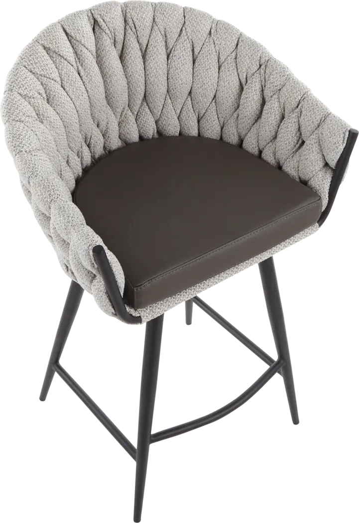 Maxine Lane Gray Counter Height Stool - Thumbnail - Image 6