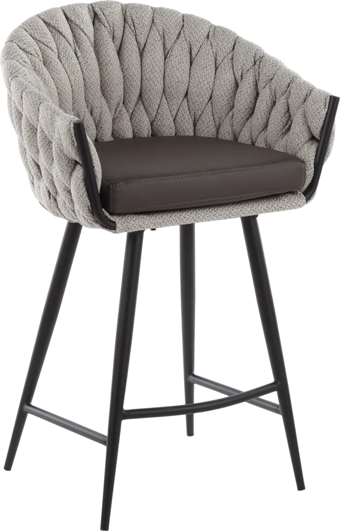 Maxine Lane Gray Counter Height Stool - Thumbnail - Image 1