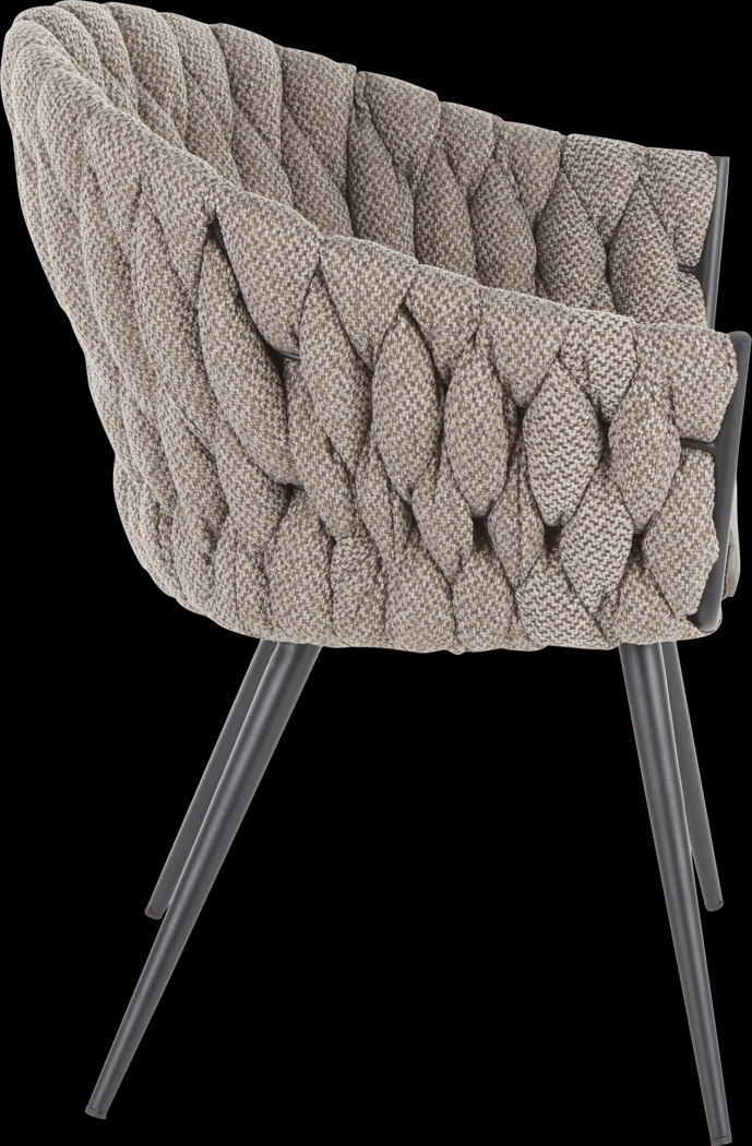 Maxine Lane Gray Side Chair - Thumbnail - Image 2
