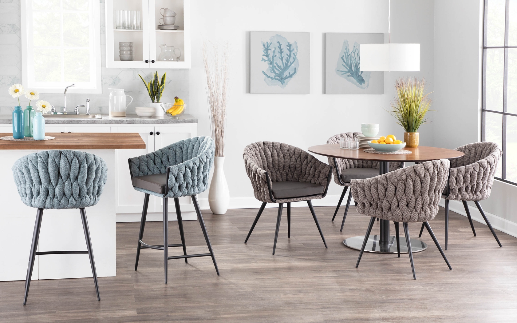 Maxine Lane Gray Side Chair - Thumbnail - Image 8