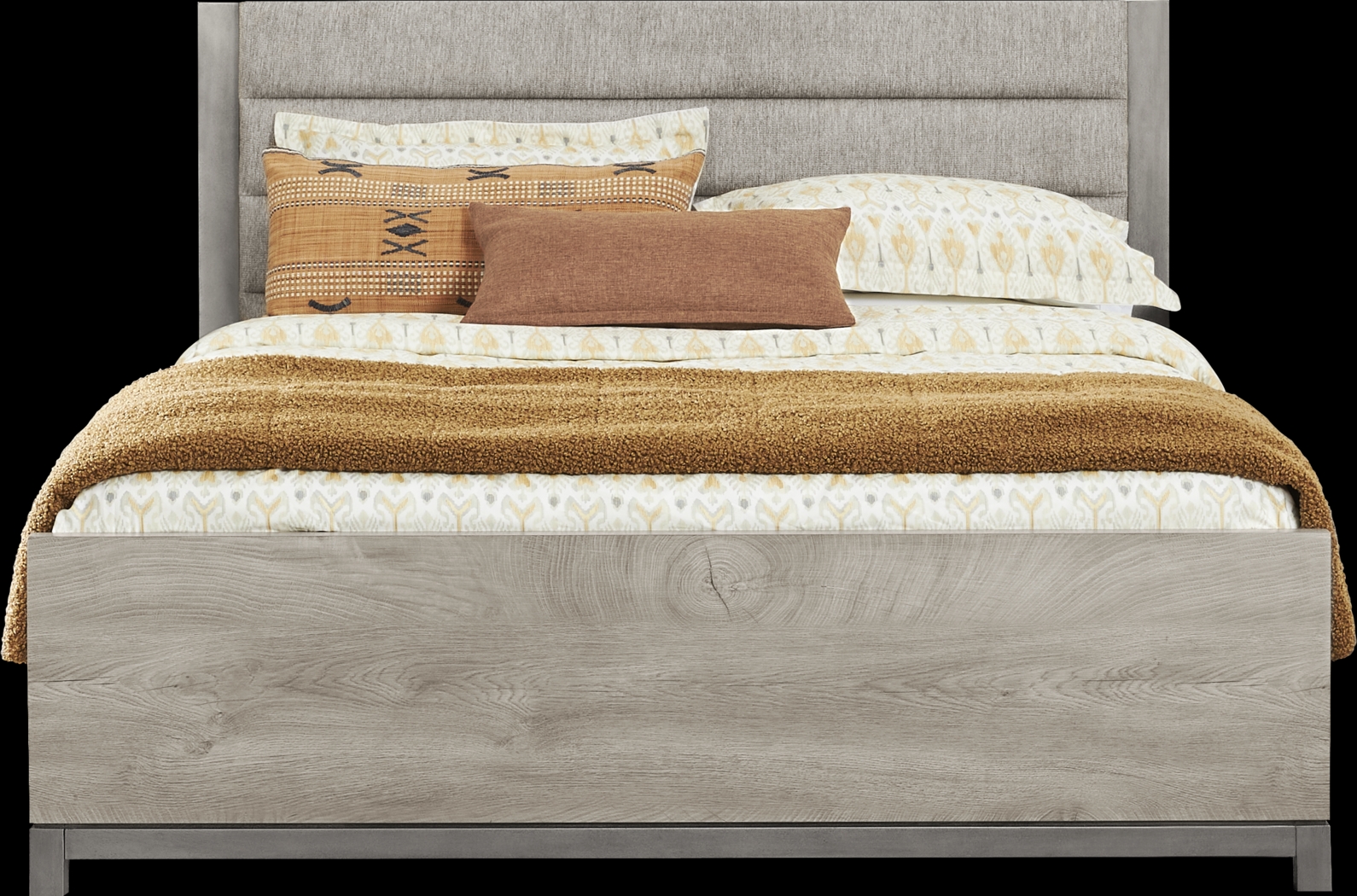 Maxton Place Gray 5 Pc Queen Bedroom - Thumbnail - Image 2