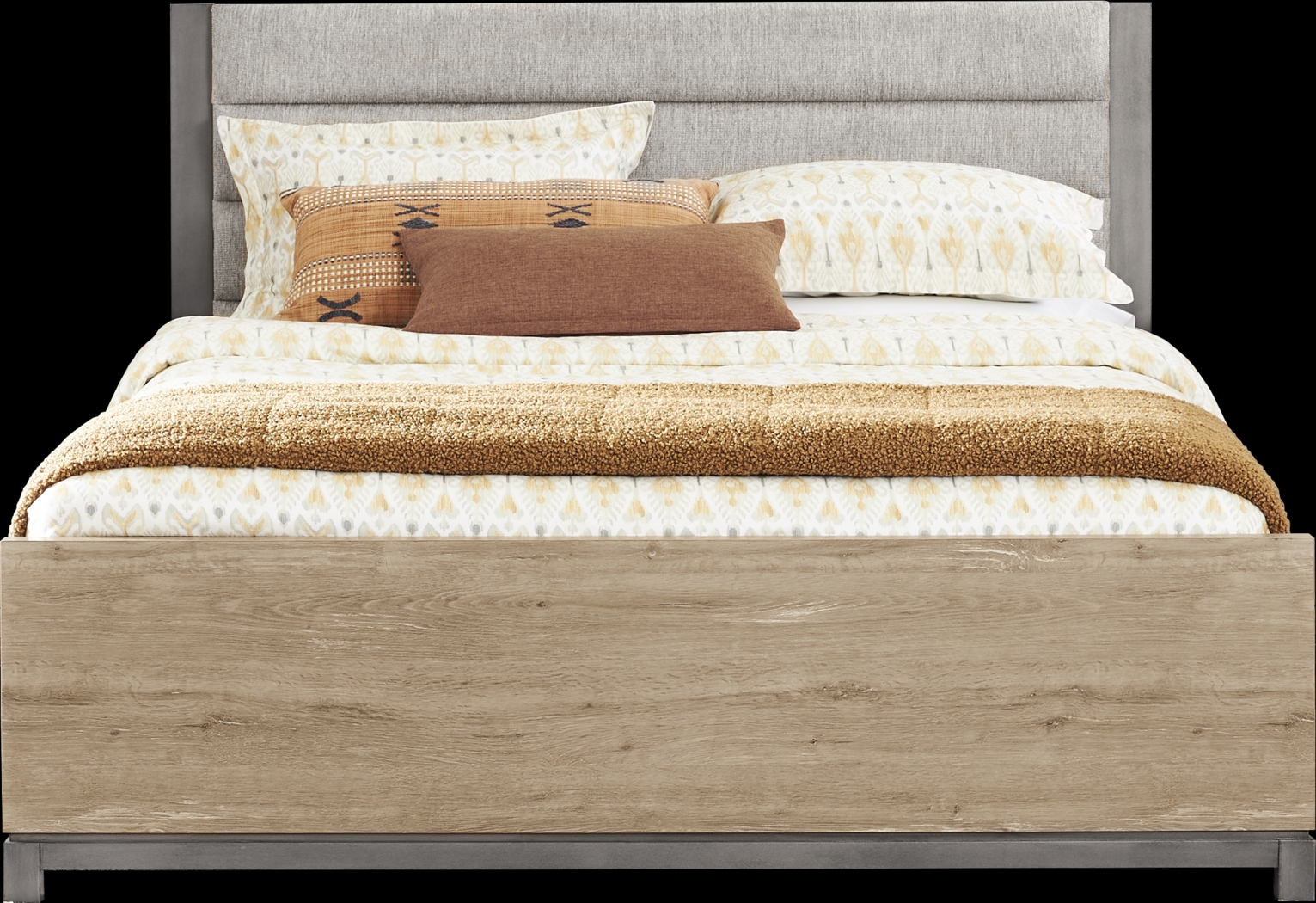 Maxton Place Natural 7 Pc King Bedroom - Thumbnail - Image 2