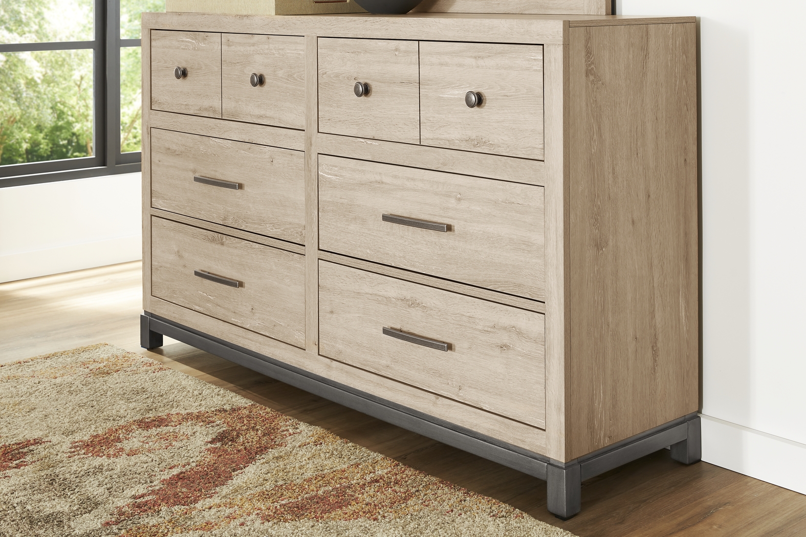 Maxton Place Natural 5 Pc Queen Bedroom - Thumbnail - Image 5