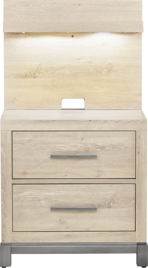 Maxton Place Natural 7 Pc Queen Bedroom - Thumbnail - Image 4