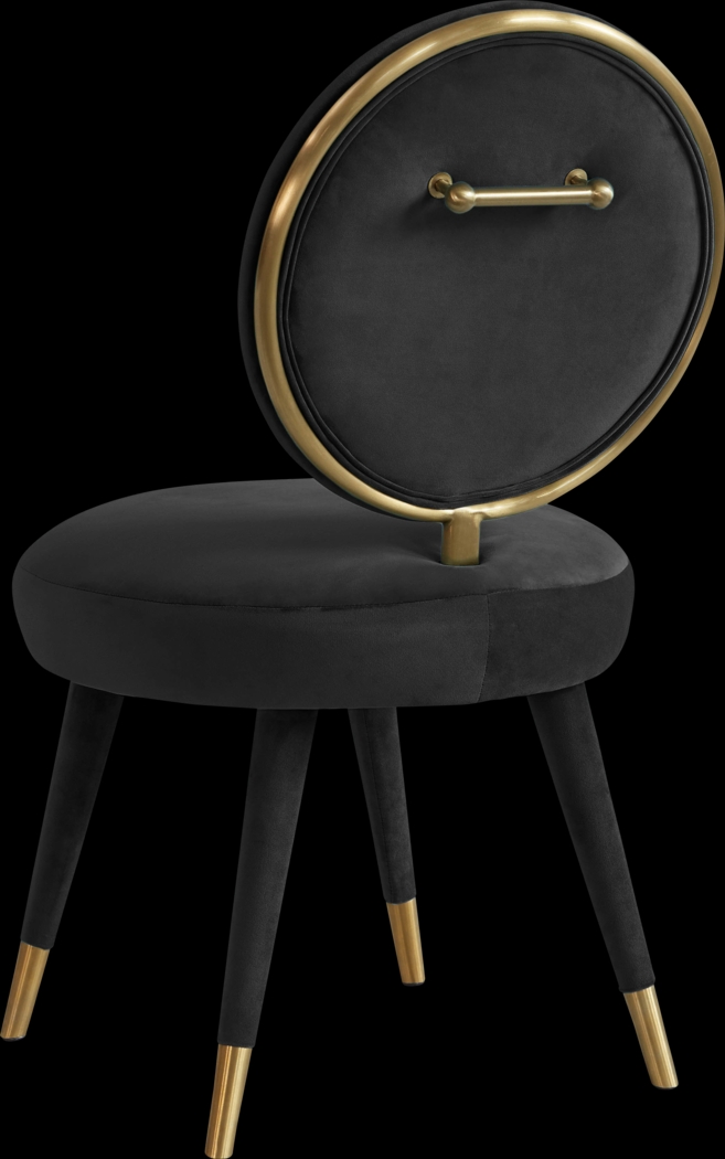 Maya Carr Black Dining Chair - Thumbnail - Image 3