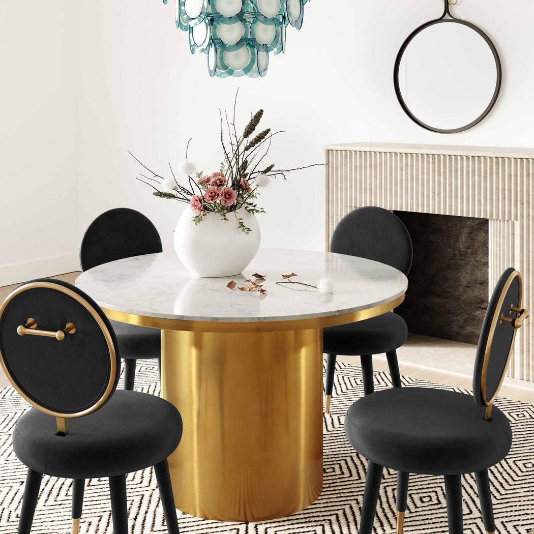 Maya Carr Black Dining Chair - Thumbnail - Image 5
