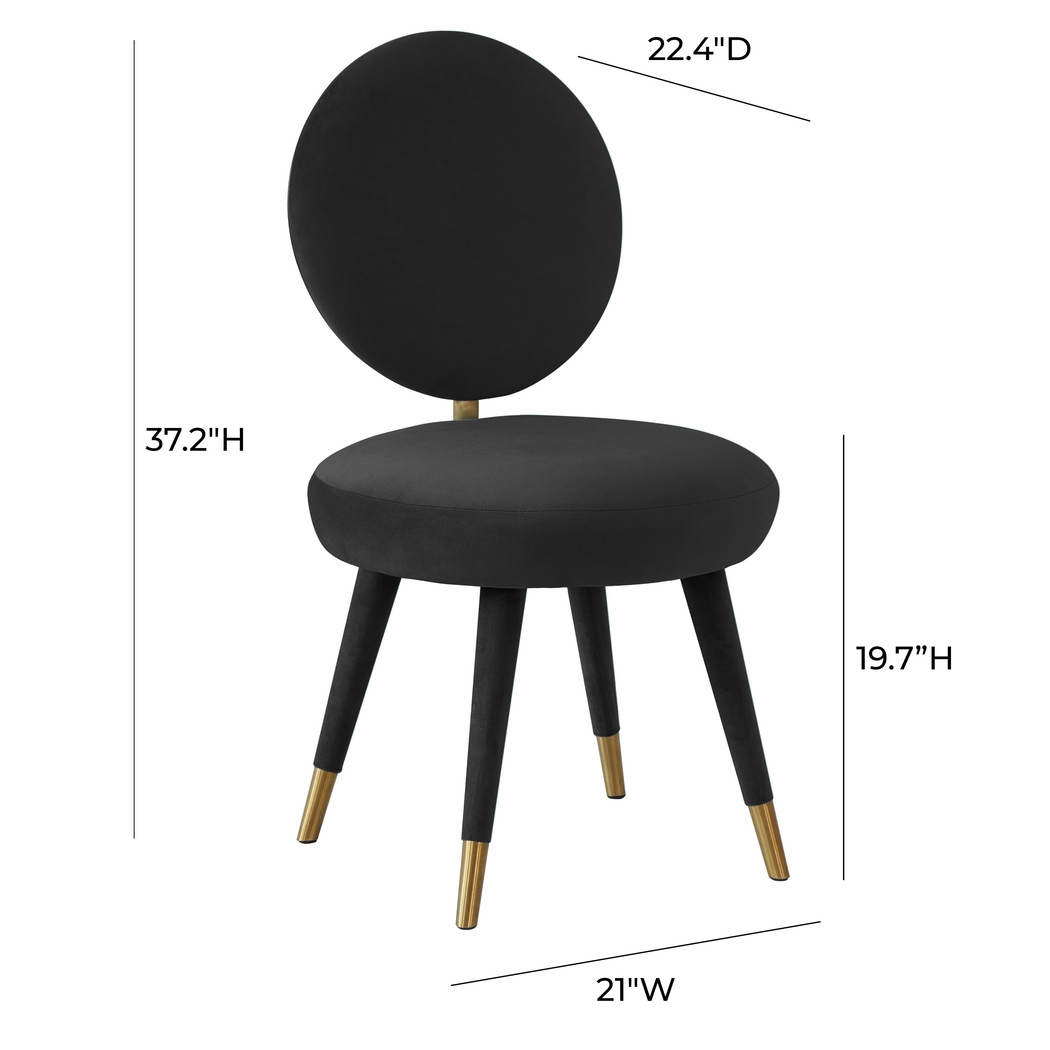 Maya Carr Black Dining Chair - Thumbnail - Image 6