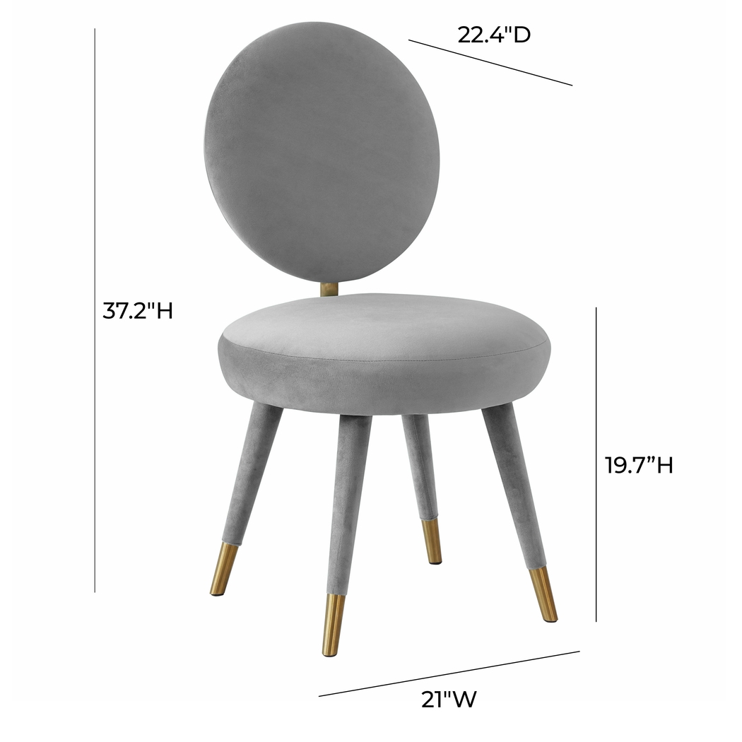 Maya Carr Light Gray Dining Chair - Thumbnail - Image 6