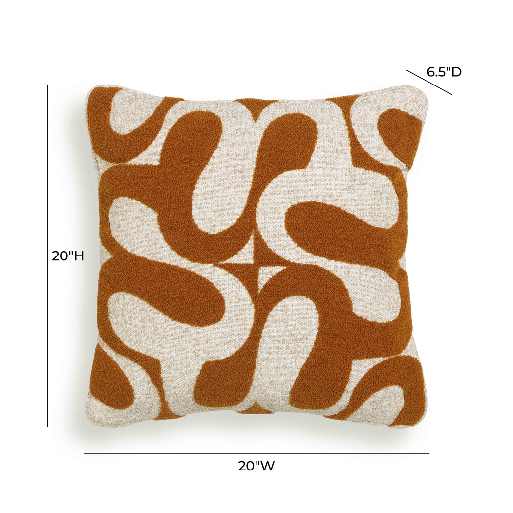 Mayanelle Orange Accent Pillow - Thumbnail - Image 5