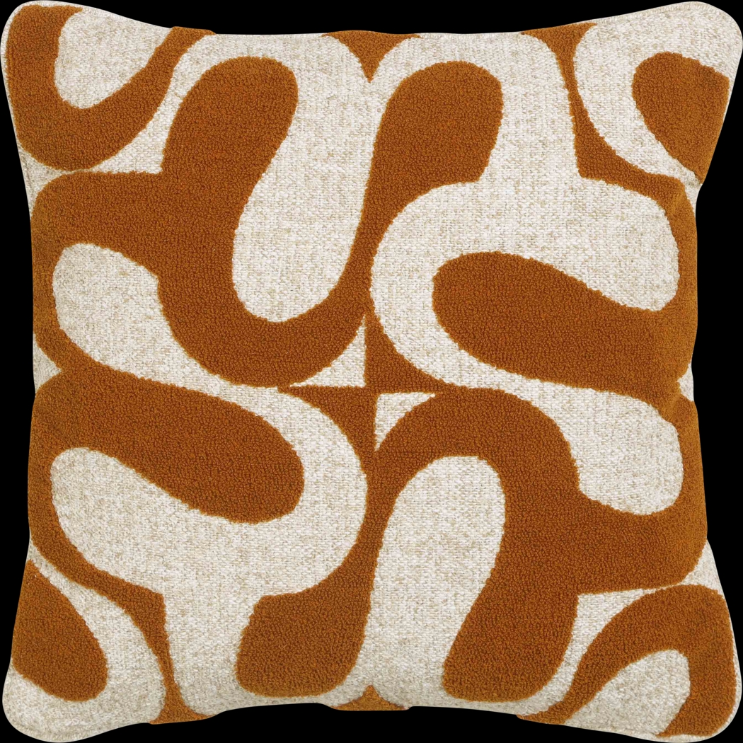 Mayanelle Orange Accent Pillow - Thumbnail - Image 1