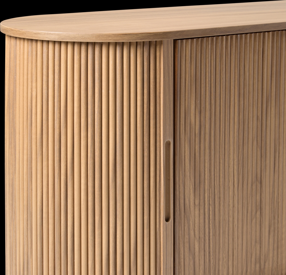 Mayapple Mocha 70 in. Console, With Electric Fireplace - Thumbnail - Image 5