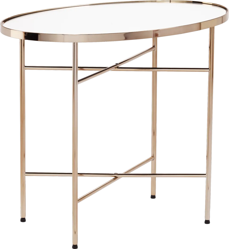 Maydell Gold Accent Table - Thumbnail - Image 1