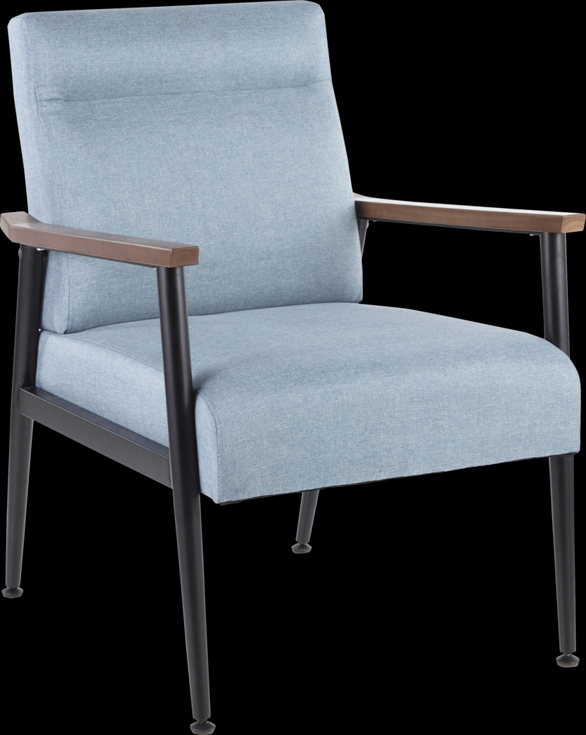 Maye Blue Accent Chair - Thumbnail - Image 1