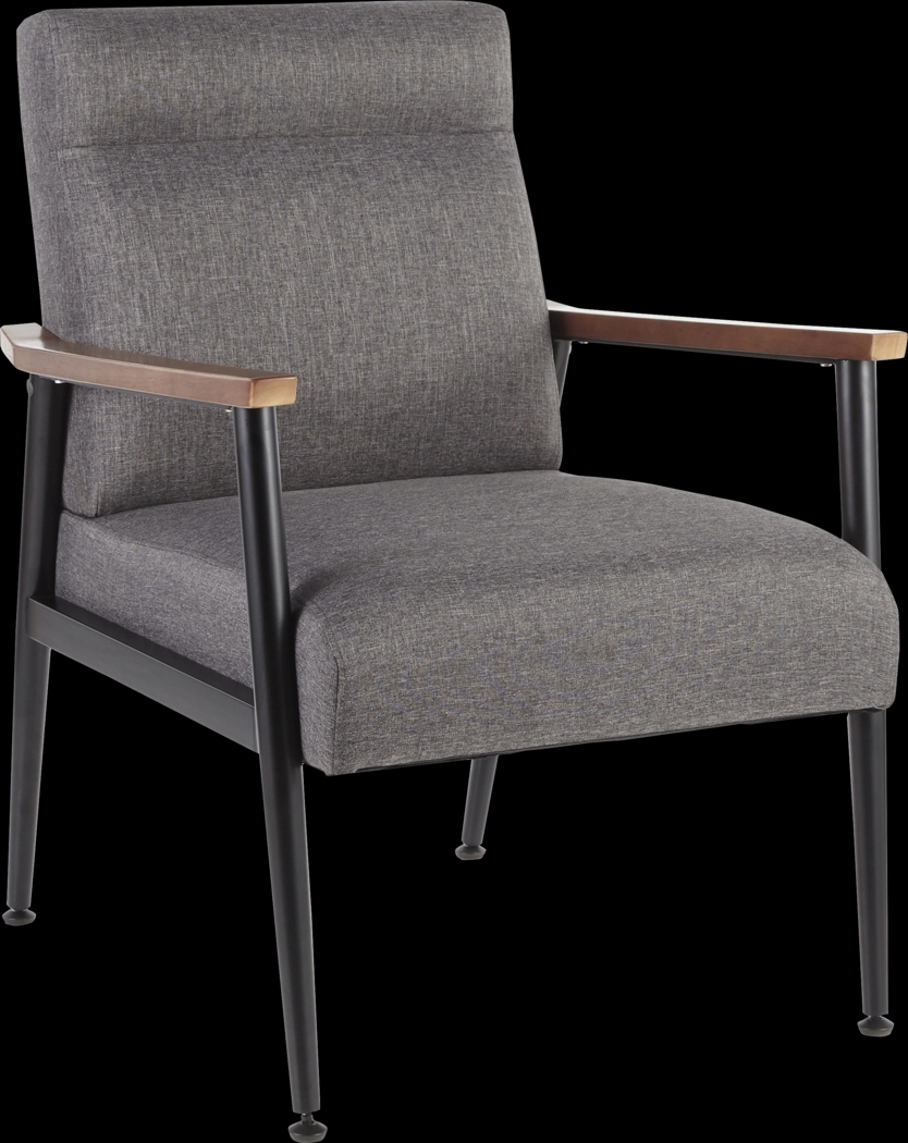 Maye Charcoal Accent Chair - Thumbnail - Image 1