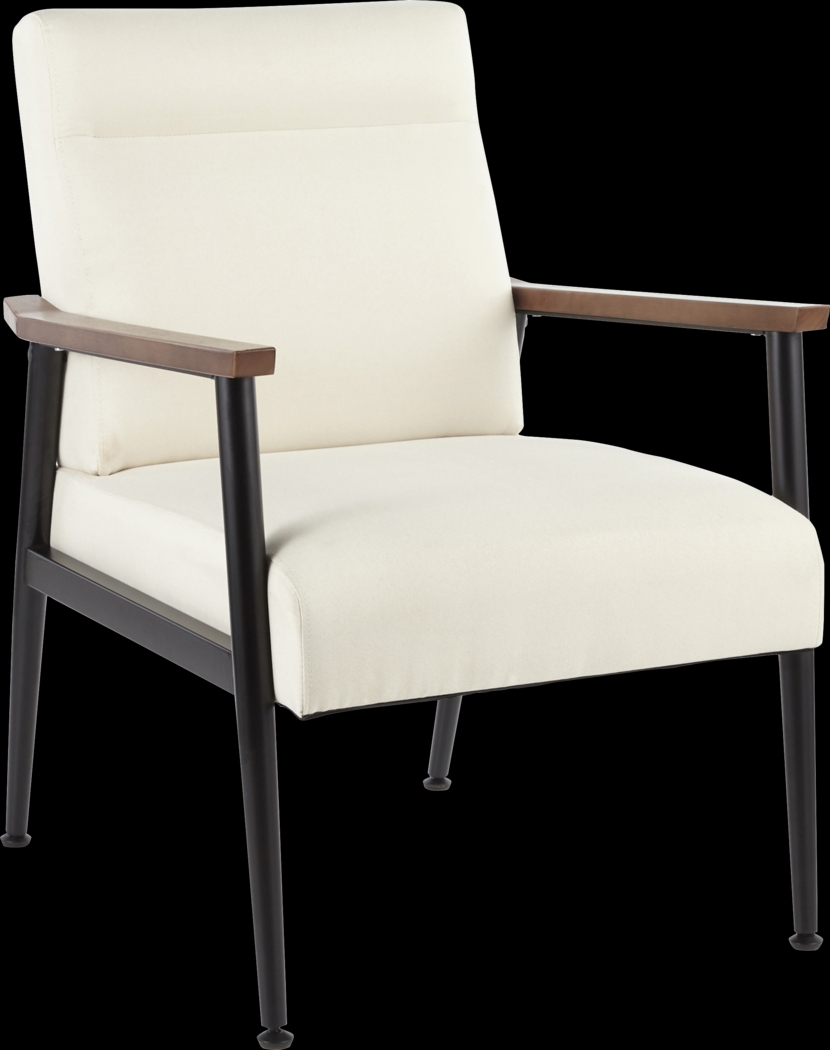 Maye Cream Accent Chair - Thumbnail - Image 1