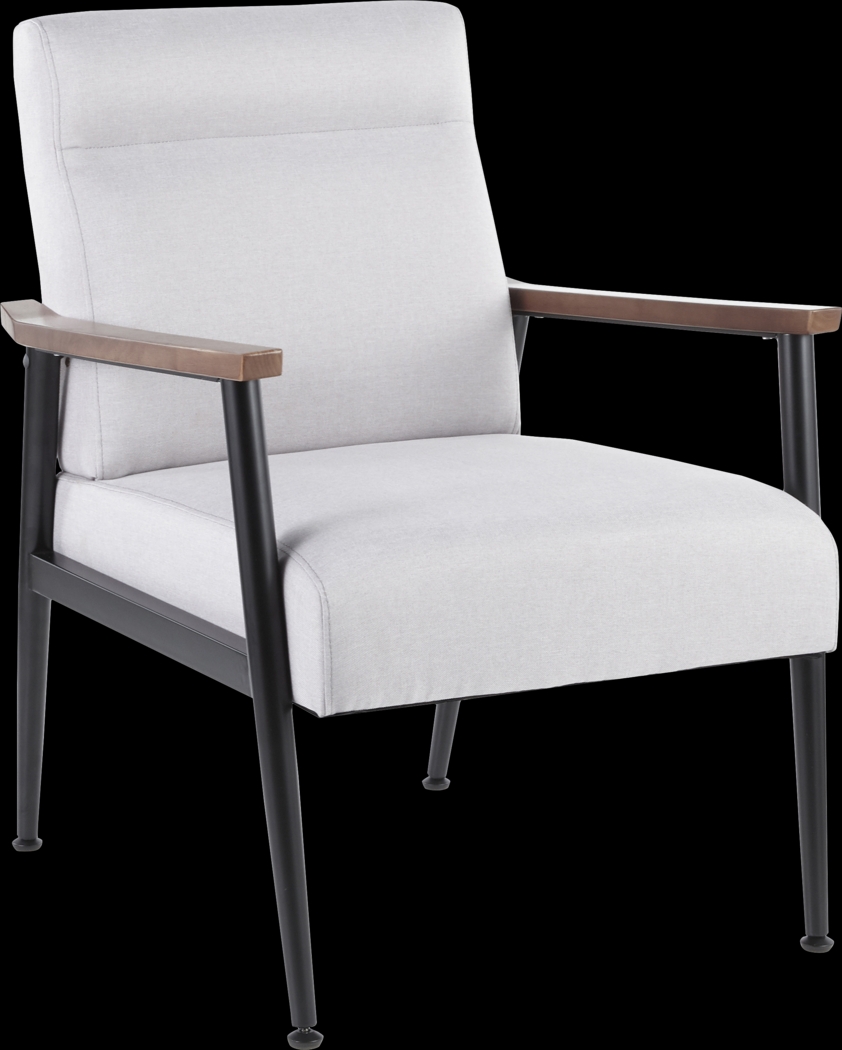 Maye Gray Accent Chair - Thumbnail - Image 1