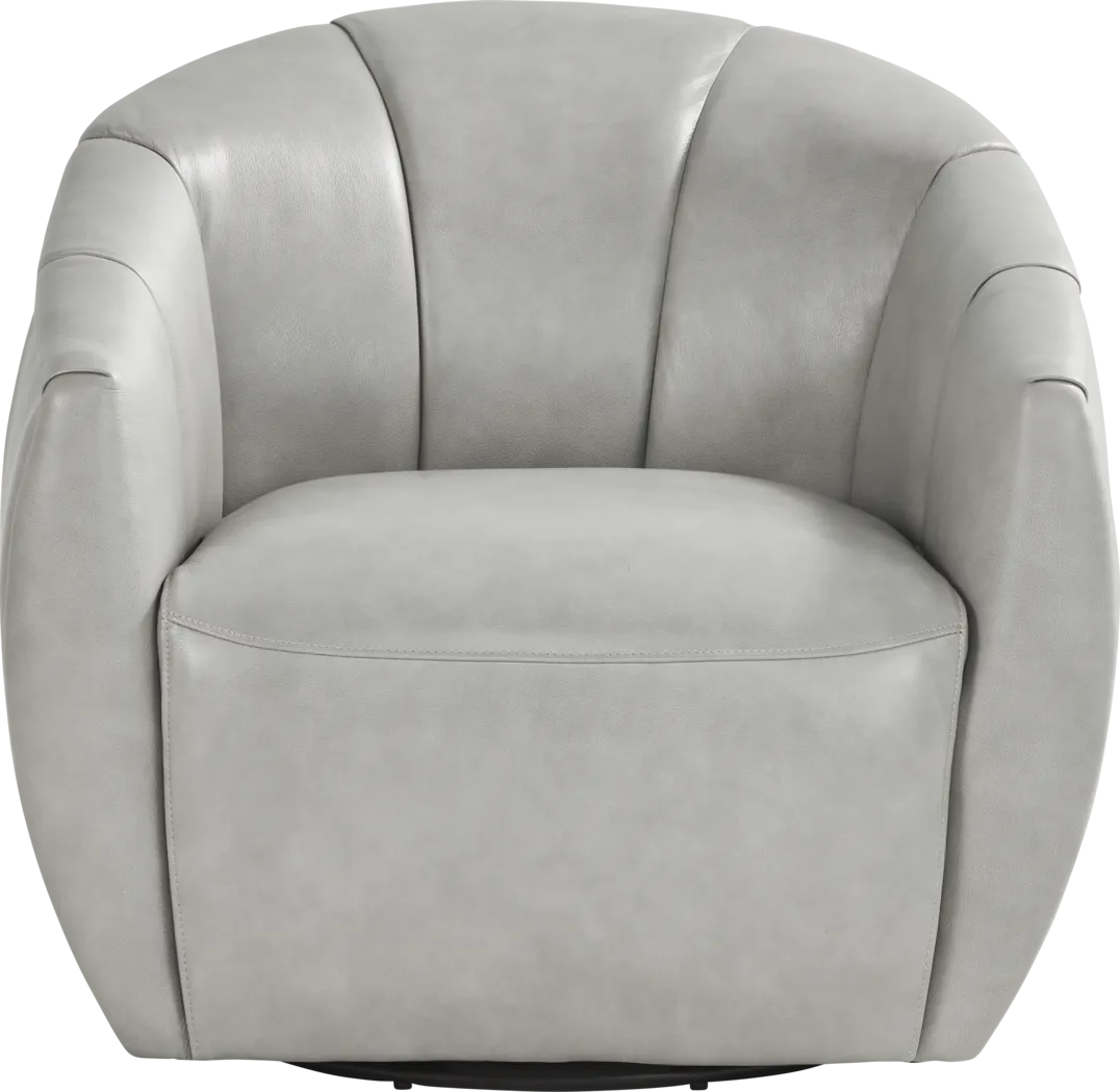 Mayer Gray Swivel Chair - Thumbnail - Image 2