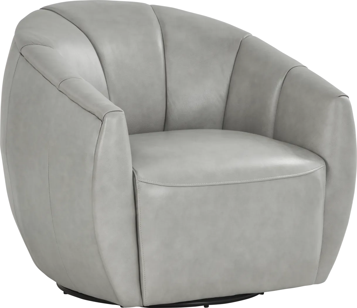 Mayer Gray Swivel Chair - Thumbnail - Image 1