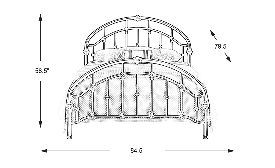 Dimension Image. Please refer to the Dimension Tab on this page for dimension details.