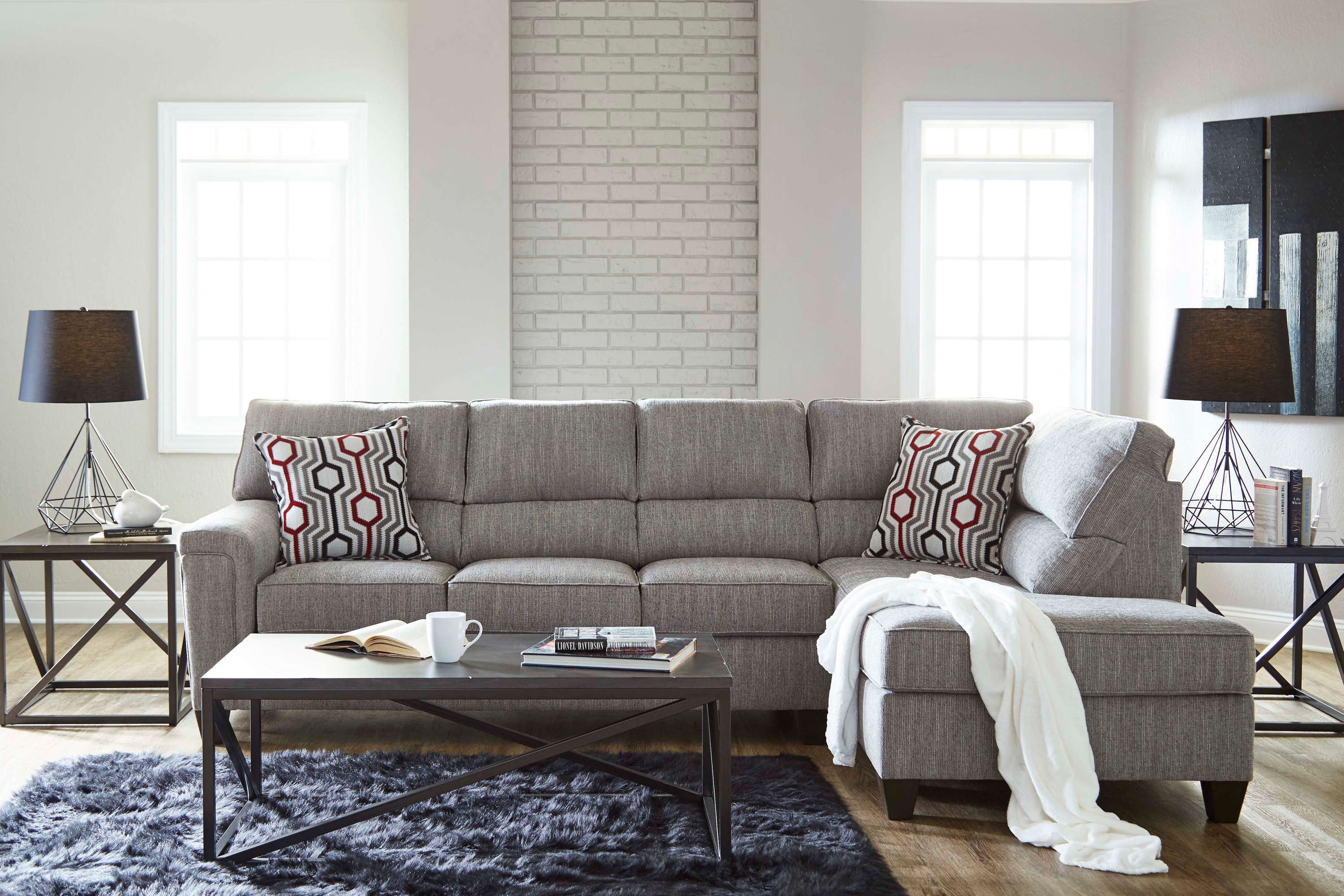 Maylie Gray 2 Pc Sectional - Thumbnail - Image 2