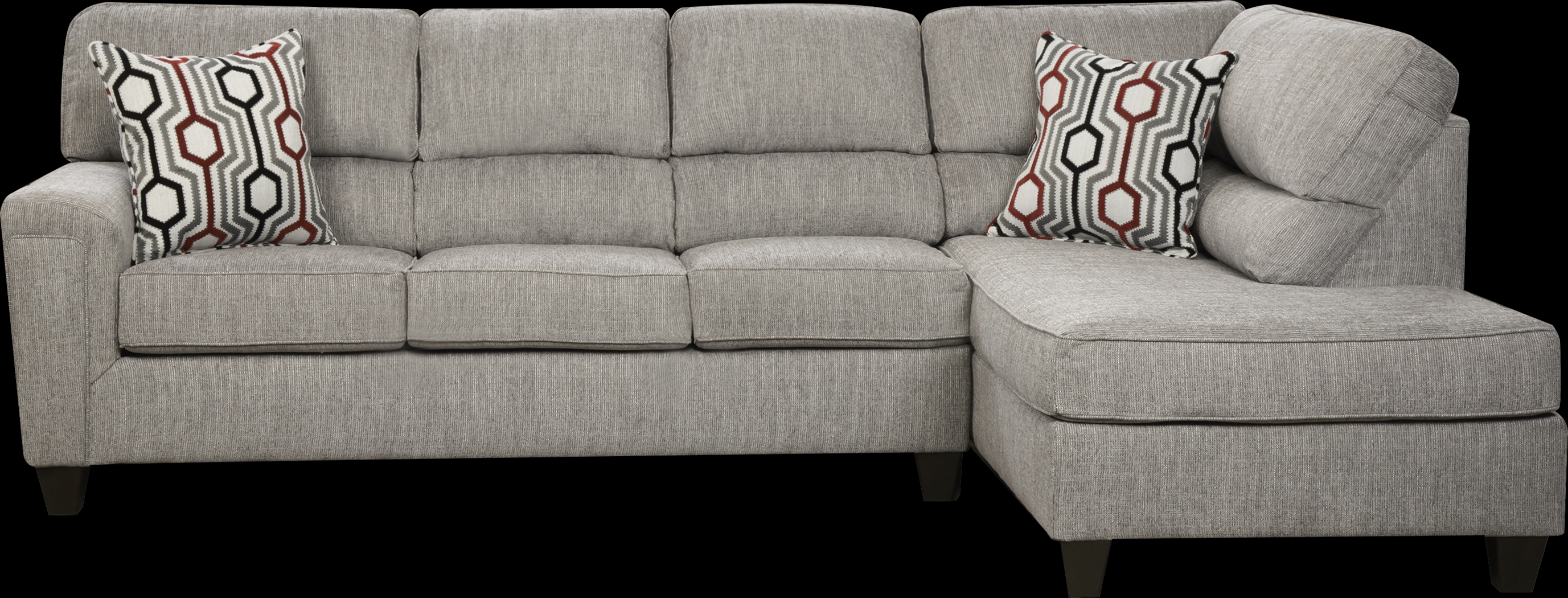 Maylie Gray 2 Pc Sectional - Thumbnail - Image 1