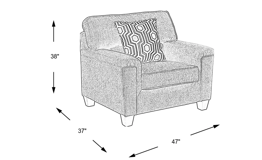 Dimension Image. Please refer to the Dimension Tab on this page for dimension details.