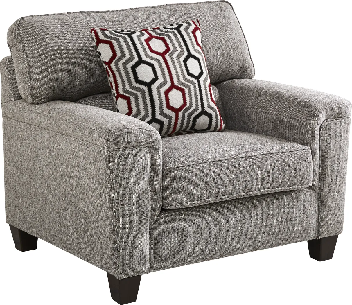 Maylie Gray Chair - Thumbnail - Image 1