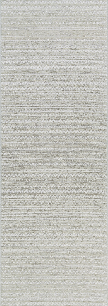 Maylin Brown 2'6 x 7'6 Runner Indoor/Outdoor Rug - Thumbnail - Image 1