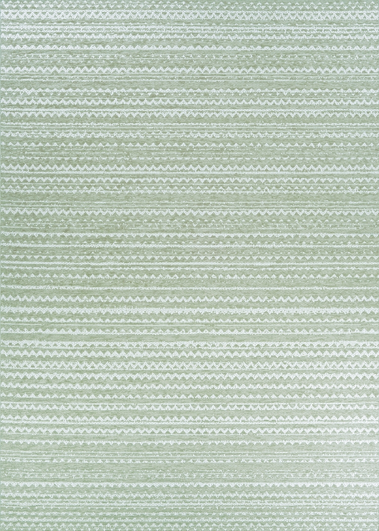 Maylin Green 6'4 x 9'6 Indoor/Outdoor Rug - Thumbnail - Image 1