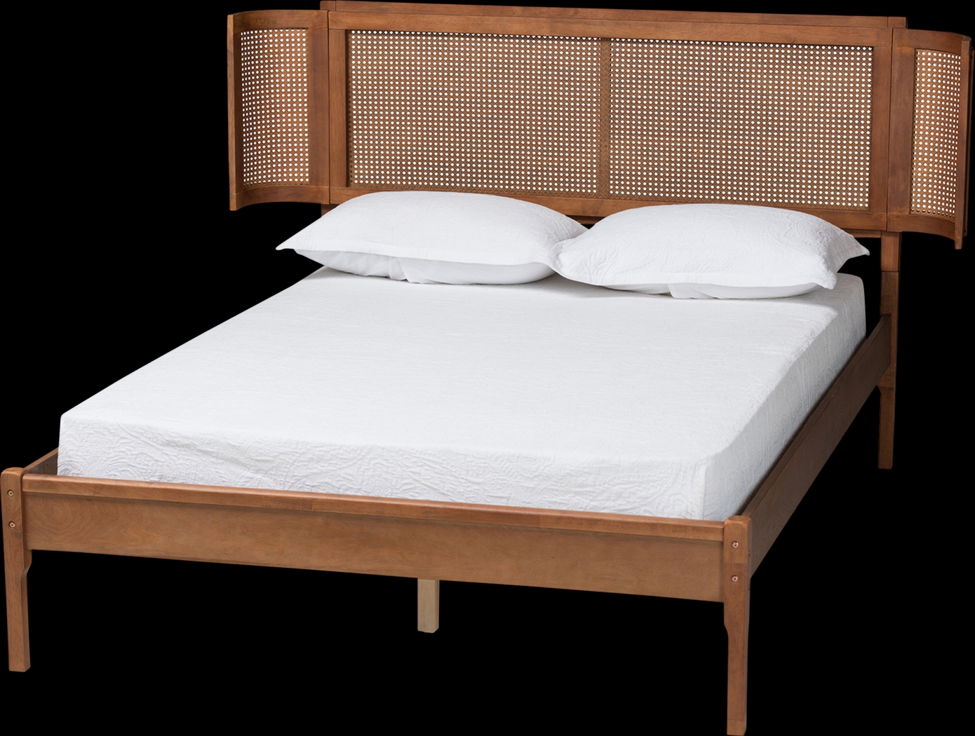 Mayme Brown Full Platform Bed - Thumbnail - Image 1