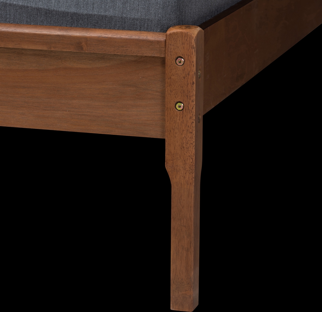 Mayme Brown King Platform Bed - Thumbnail - Image 7