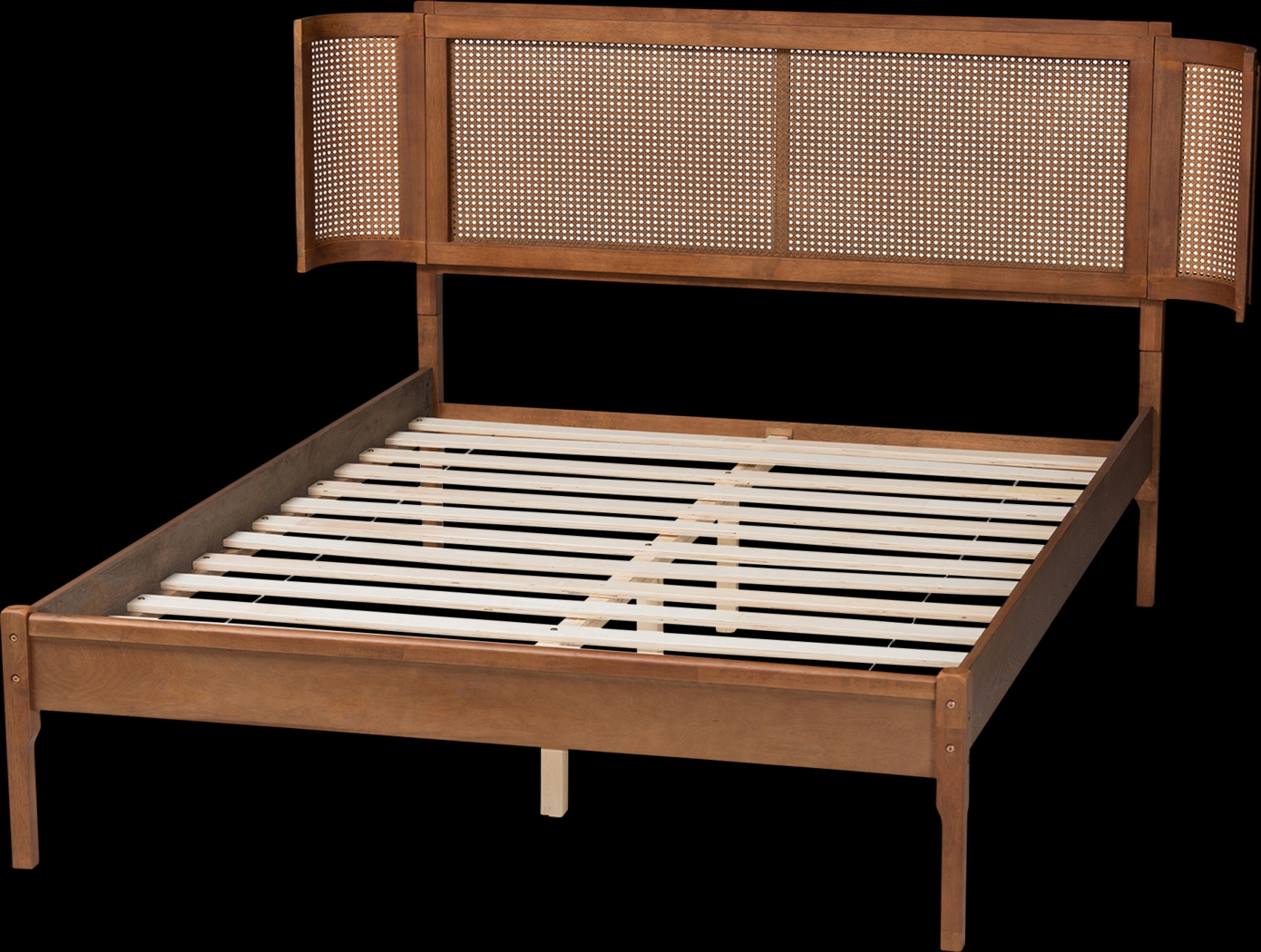 Mayme Brown Queen Platform Bed - Thumbnail - Image 5