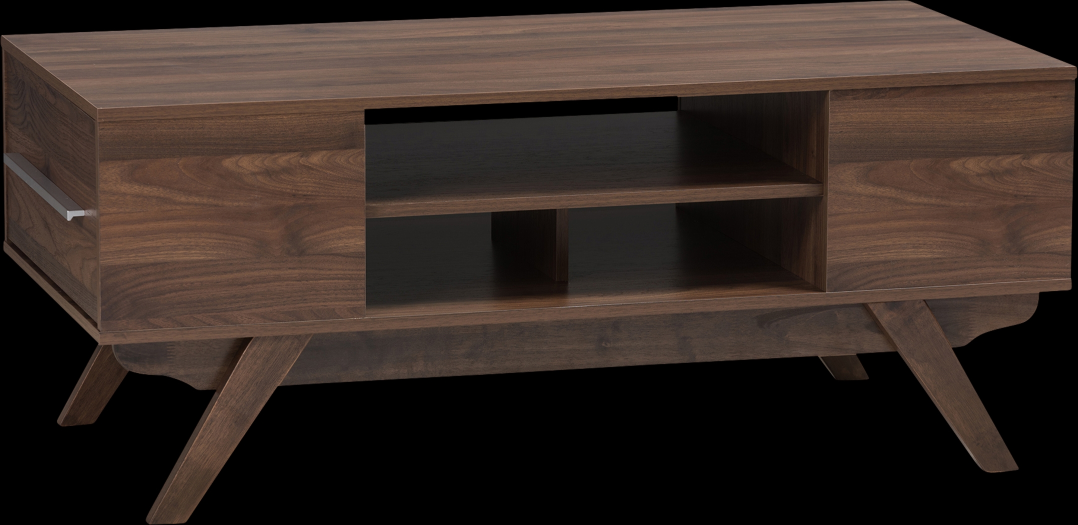 Maymie Walnut Cocktail Table - Thumbnail - Image 1