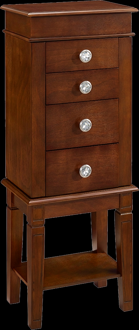 Maypark Walnut Jewelry Armoire - Thumbnail - Image 1