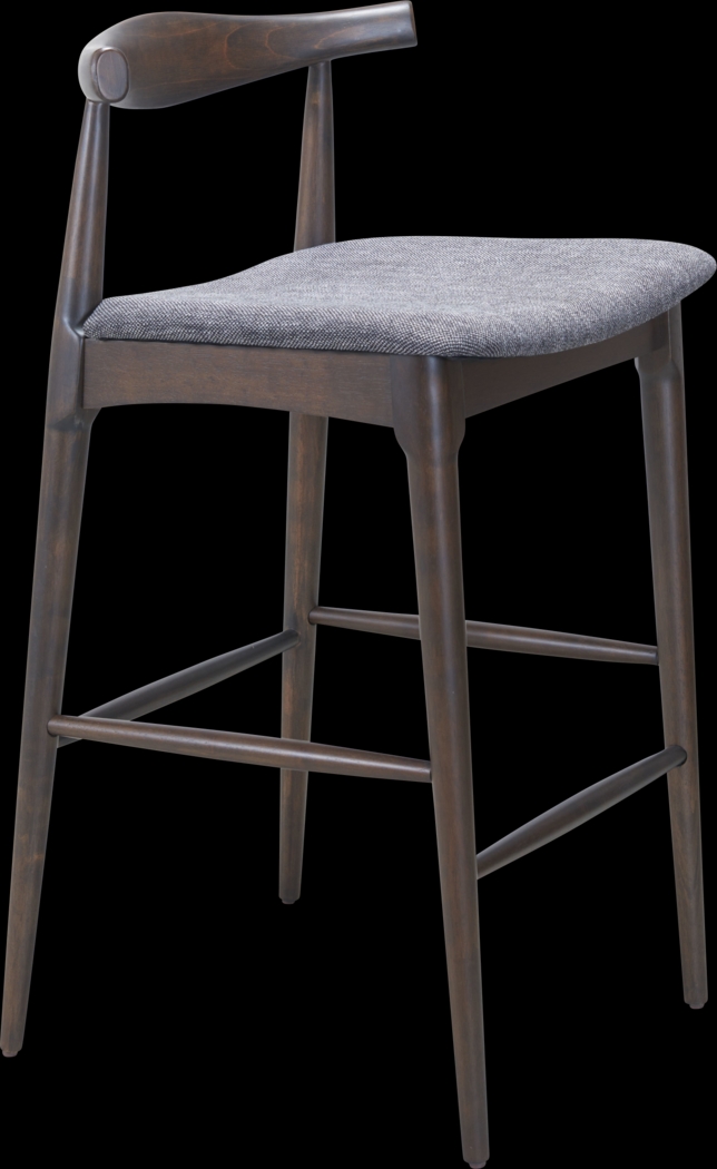 Mayra Gray Bar Stool, Set of 2 - Thumbnail - Image 4